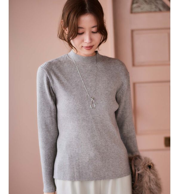 le.coeur blanc「《手洗い可能》3WAYレイヤードニット」|ニット・セーター|