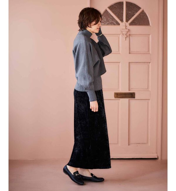 le.coeur blanc「《手洗い可能》3WAYレイヤードニット」|ニット・セーター|