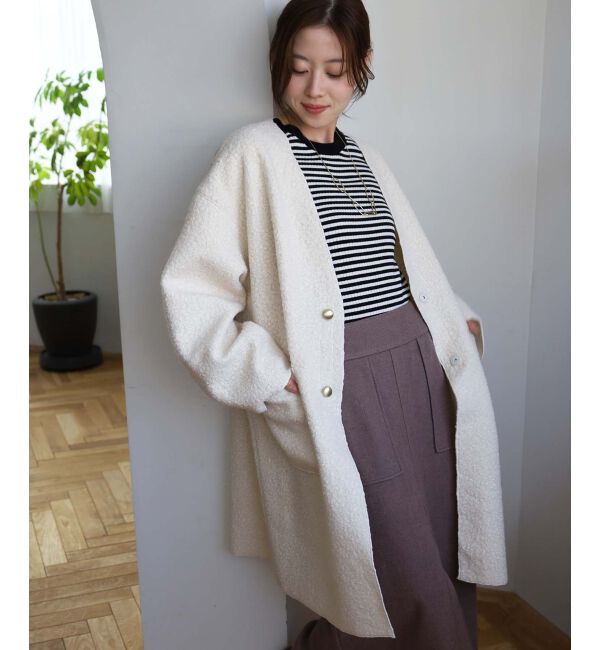 le.coeur blanc「ブークレポケットスカート」|スカート|