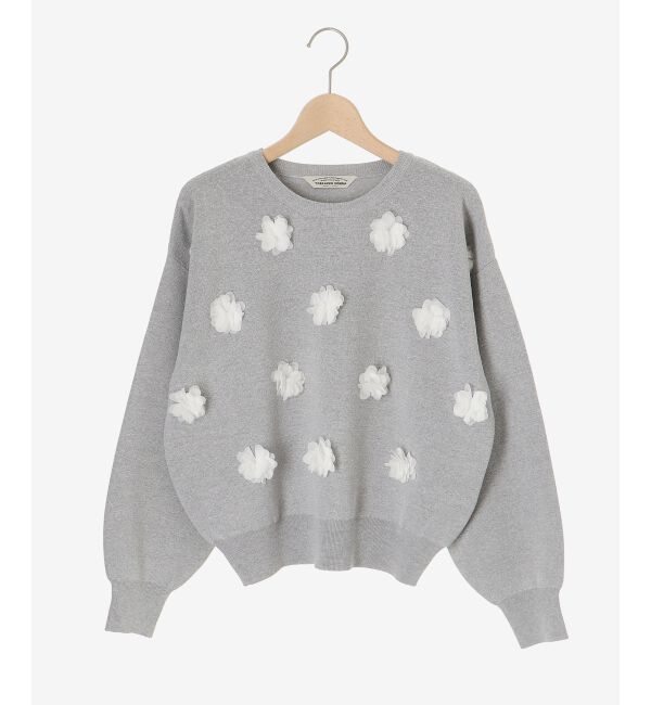 le.coeur blanc「《手洗い可能》TORRAZZO DONNA別注フラワーモチーフニット」|ニット・セーター|