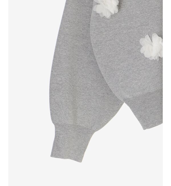 le.coeur blanc「《手洗い可能》TORRAZZO DONNA別注フラワーモチーフニット」|ニット・セーター|