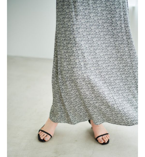 le.coeur blanc「ミニフラワープリントギャザースカート」|スカート|