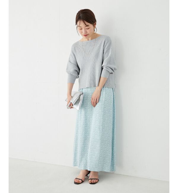 le.coeur blanc「ミニフラワープリントギャザースカート」|スカート|