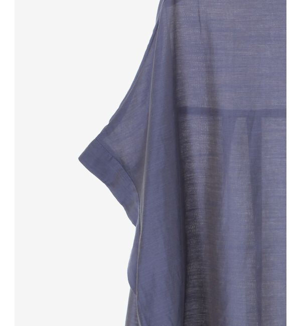  「《手洗い可能》シアー麻シャンブレードロストギャザーシャツ」|シャツ・ブラウス|