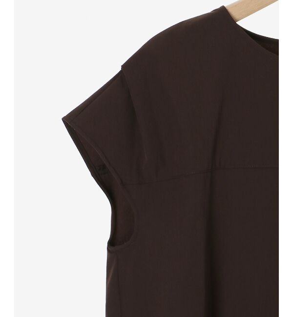  「ナイロンストレッチフレンチタックスリーブブラウス」|シャツ・ブラウス|