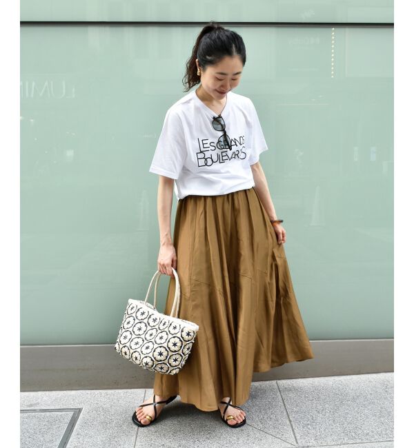  「《手洗い可能》シルキーローンギャザースカート」|スカート|