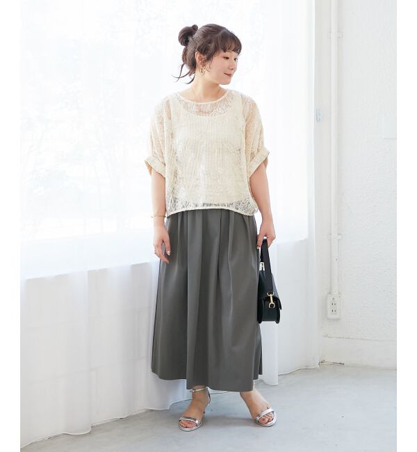  「リバーシブルタフタスカート」|スカート|