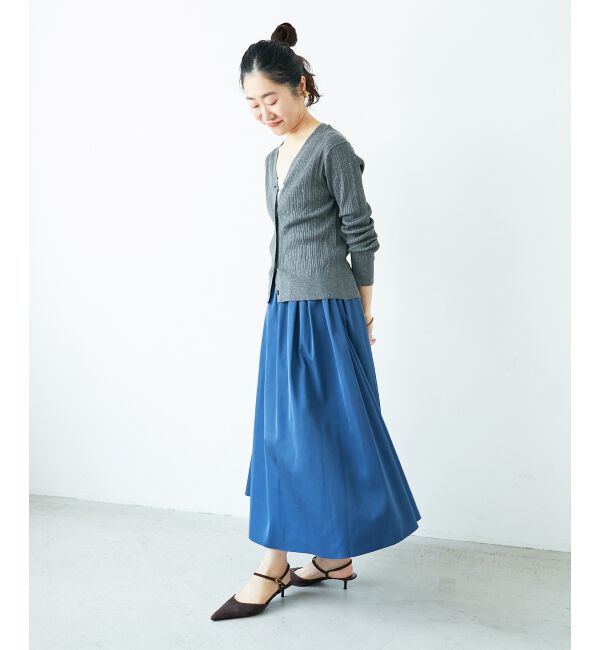  「リバーシブルタフタスカート」|スカート|