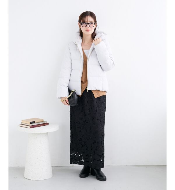  「メッセージ刺繍Vカーディガン」|カーディガン|