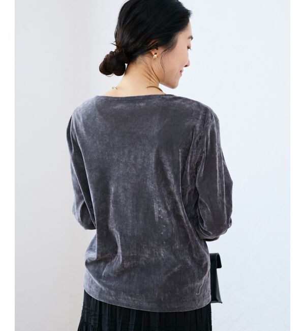  「シアーベロアカーデ」|カーディガン|