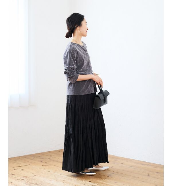  「シアーベロアカーデ」|カーディガン|