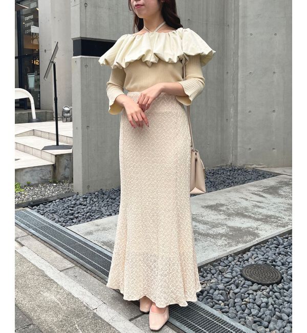 MAJESTICLEGON「バルーンカラーニット」|ニット・セーター|