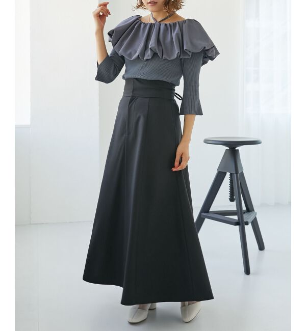 MAJESTICLEGON「バルーンカラーニット」|ニット・セーター|