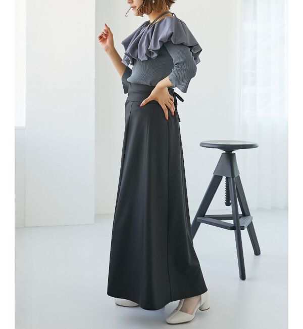 MAJESTICLEGON「バルーンカラーニット」|ニット・セーター|