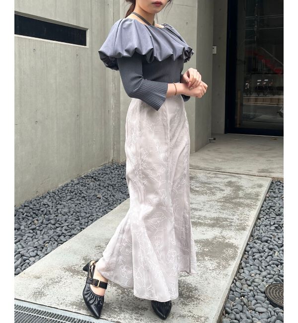 MAJESTICLEGON「バルーンカラーニット」|ニット・セーター|