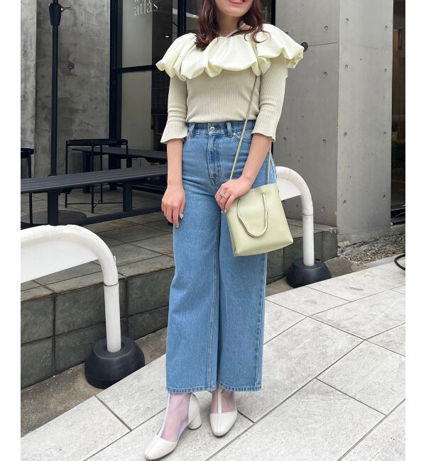 MAJESTICLEGON「バルーンカラーニット」|ニット・セーター|