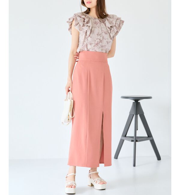 MAJESTICLEGON「ウエストフィットスリットスカート」|スカート|