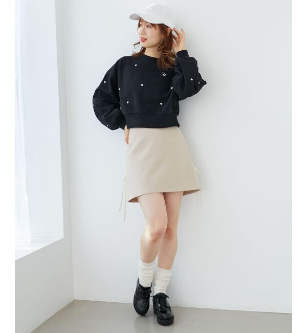 MAJESTICLEGON「ラインリボンミニスカート」|スカート|