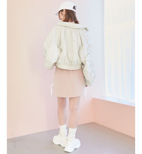 MAJESTICLEGON「ラインリボンミニスカート」|スカート|