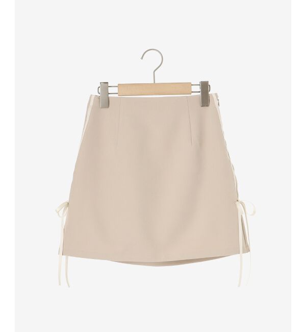 MAJESTICLEGON「ラインリボンミニスカート」|スカート|