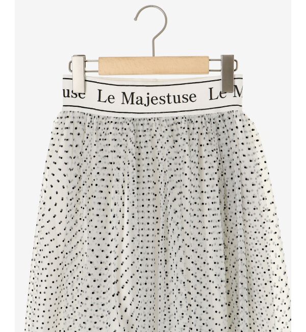 MAJESTICLEGON「ウエストロゴチュールスカート」|スカート|