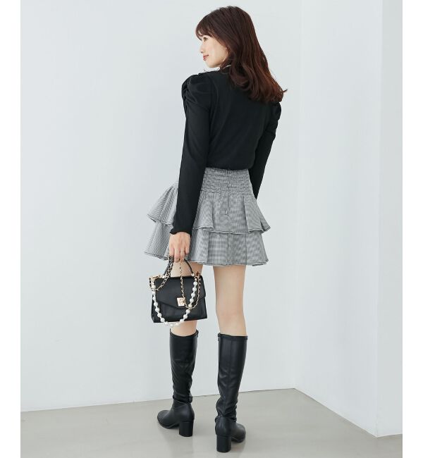 MAJESTICLEGON「Ladyライクパワショルトップス」|Tシャツ・カットソー|