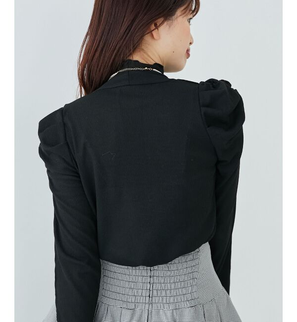 MAJESTICLEGON「Ladyライクパワショルトップス」|Tシャツ・カットソー|