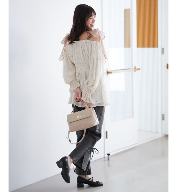 MAJESTICLEGON「サイドレースアップ美脚デニム」|デニム|