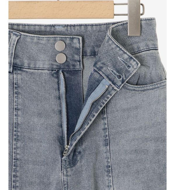 MAJESTICLEGON「サイドレースアップ美脚デニム」|デニム|