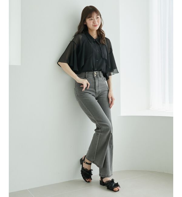  「シアーフリルサンダル」|サンダル|