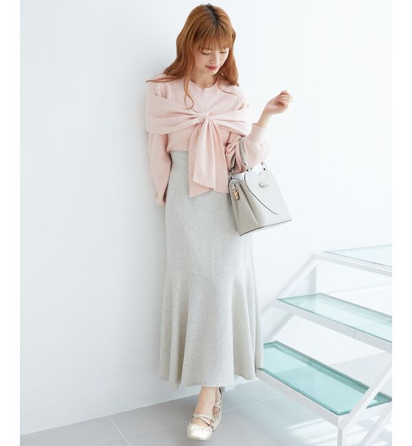 MAJESTICLEGON「ツイードマーメイドロングスカート」|スカート|