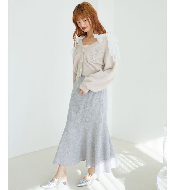 MAJESTICLEGON「ツイードマーメイドロングスカート」|スカート|