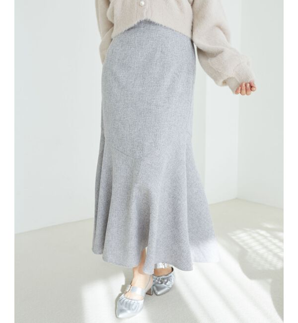 MAJESTICLEGON「ツイードマーメイドロングスカート」|スカート|