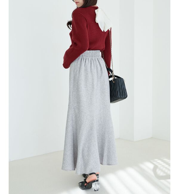 MAJESTICLEGON「ツイードマーメイドロングスカート」|スカート|