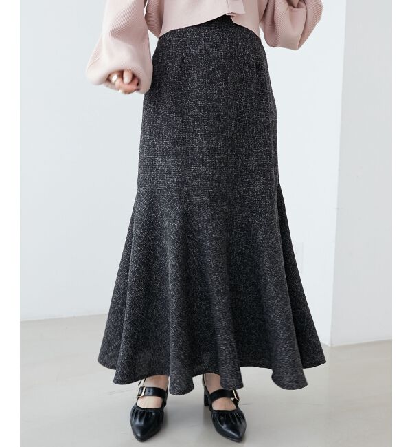 MAJESTICLEGON「ツイードマーメイドロングスカート」|スカート|
