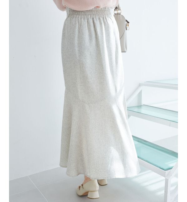 MAJESTICLEGON「ツイードマーメイドロングスカート」|スカート|