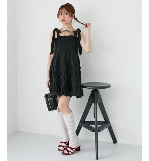  「◇ダブルリボンサンダル」|サンダル|