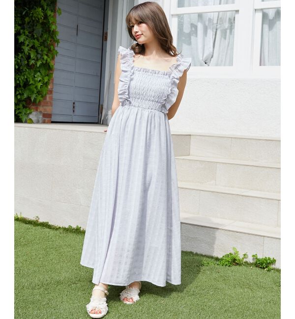  「パールシアーフリルサンダル」|サンダル|