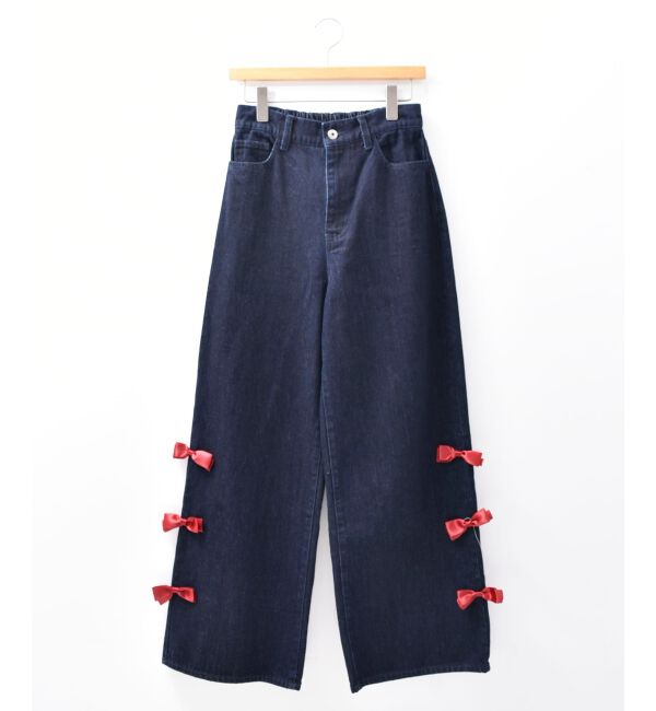  「ハローキティ サイドリボンデニム」|デニム|