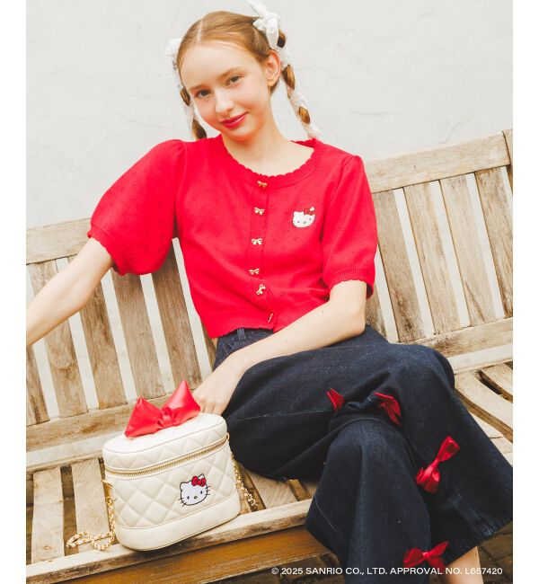  「ハローキティ サイドリボンデニム」|デニム|