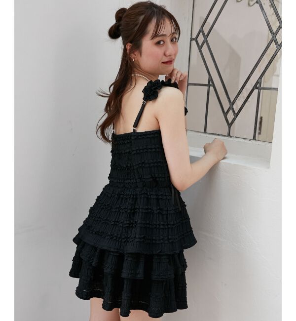  「カットレースリボンキャミソール」|キャミソール|