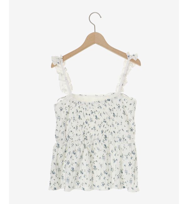  「カットレースリボンキャミソール」|キャミソール|