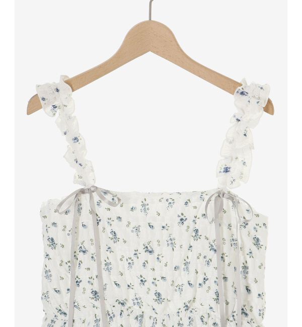  「カットレースリボンキャミソール」|キャミソール|