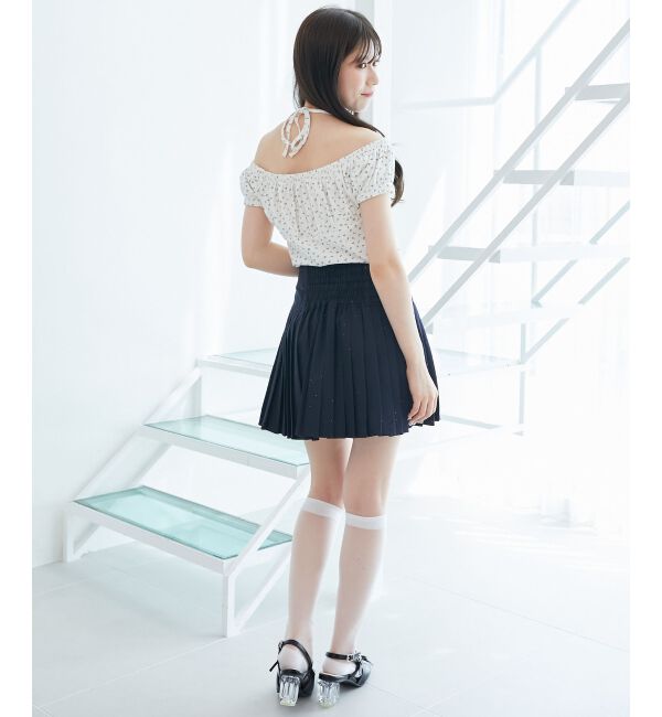  「リボン付きホルターネックカットソー」|Tシャツ・カットソー|