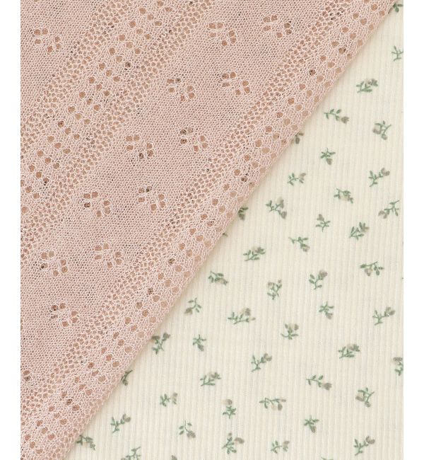  「透かしリボンニット&times;キャミセット」|ニット・セーター|