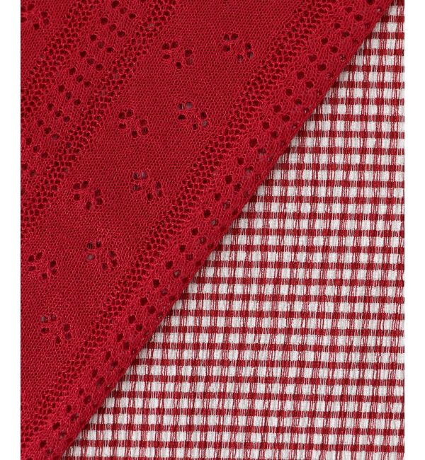  「透かしリボンニット&times;キャミセット」|ニット・セーター|