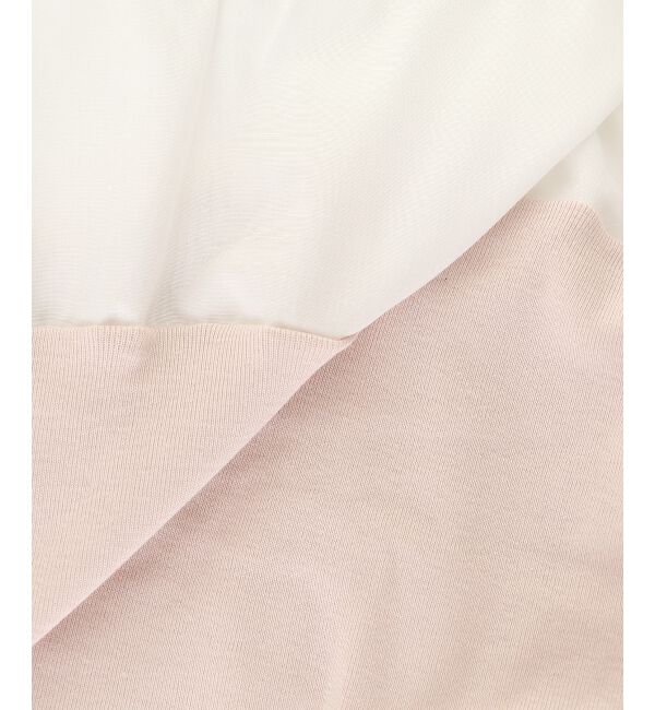  「シャツドッキングオフショルトップス」|Tシャツ・カットソー|