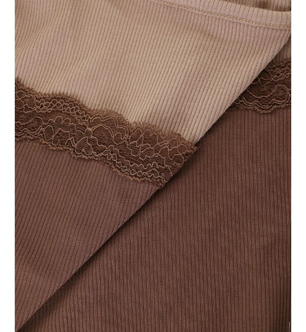  「メロウフリルレイヤードカットトップス」|Tシャツ・カットソー|