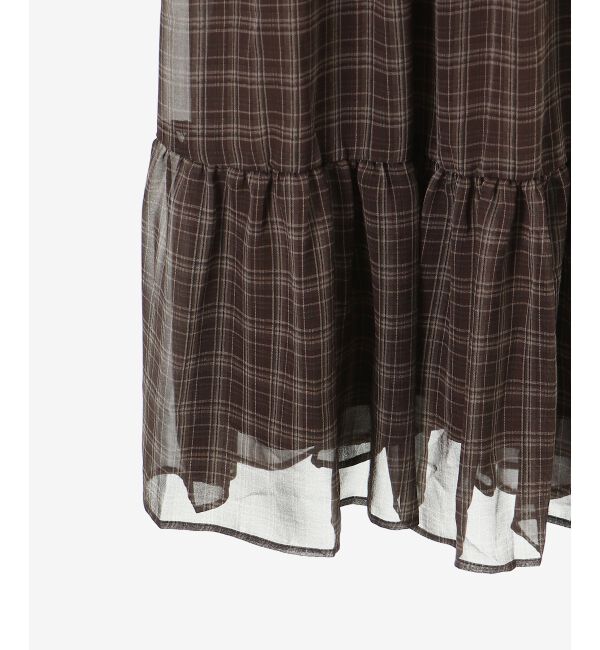  「バイカラーリボンキャミワンピース」|ワンピース|