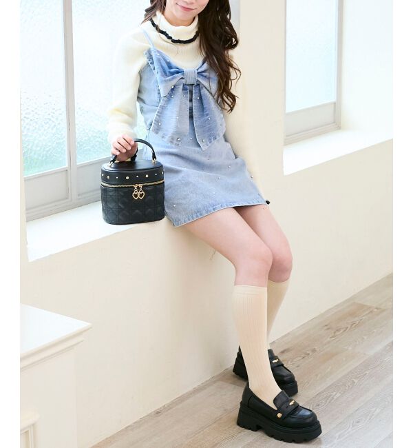  「ビッグリボンビジュービスチェ」|キャミソール|